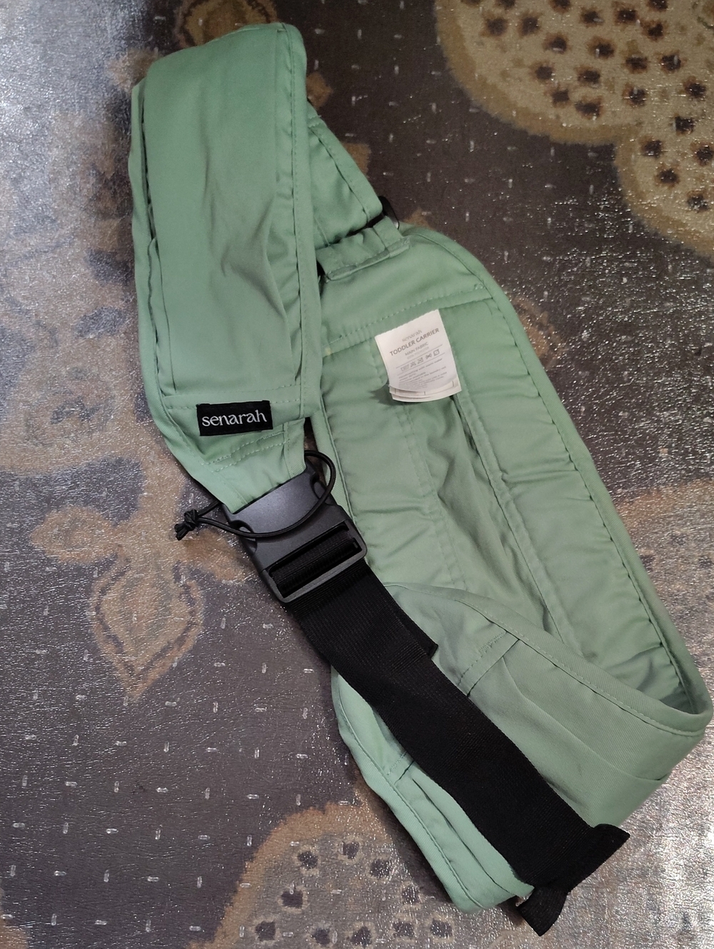 Sage Green Crossbody Toddler Carrier By Senarah